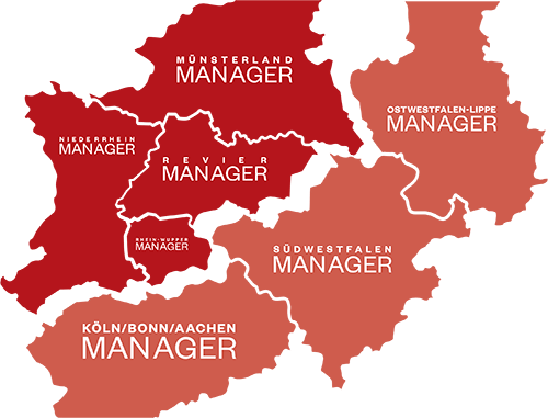Regionen des Regiomanagers
