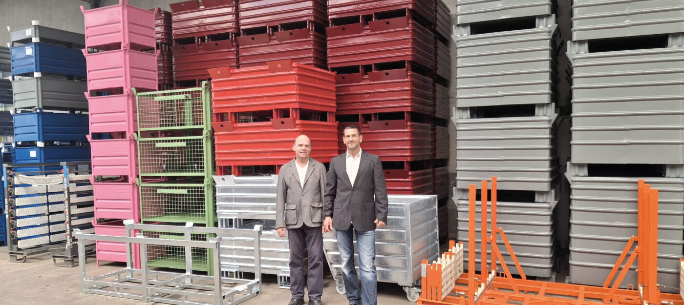 (v. l.) CEO Jürgen Iske und Verkaufsleiter Christoph Käuser